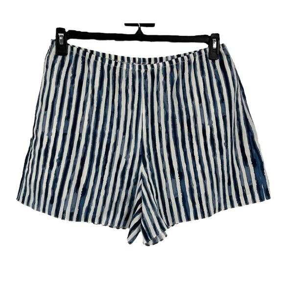 Vince Shorts Painterly Stripe Pull on blue size X-Large XL - Picture 2 of 7